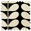 Orla Kiely Solid Stem, Black - Roman Blind